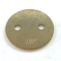 Papillon 78 deg Carburateur WEBER 28 IMB