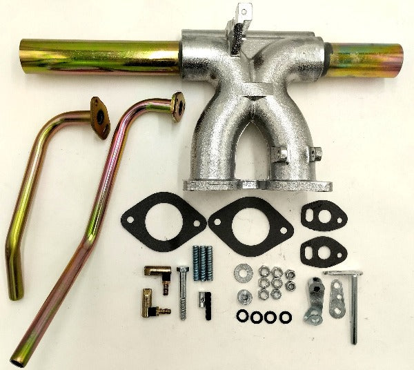 Kit Pipe Admission pour VW 1600 Type 1 ou Type 2 double admission Carburateur WEBER 40 IDF