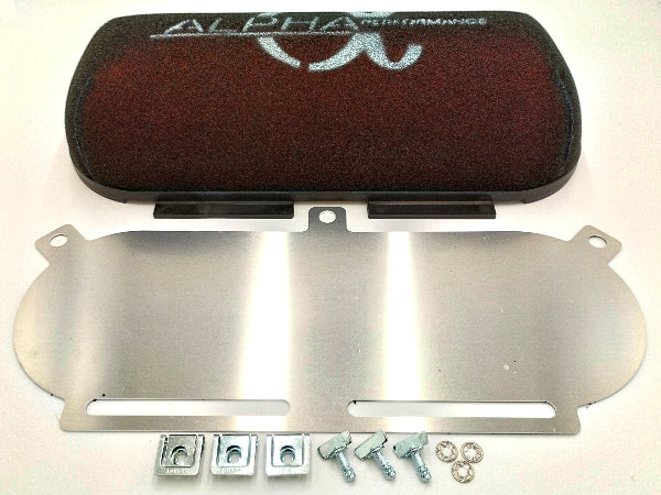 Filtre mousse + support Alu Alpha, 90mm épais