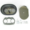 Filtre à air chrome oval 90mm Carburateur WEBER IDF