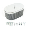 Filtre à air chrome oval 90mm Carburateur WEBER IDF
