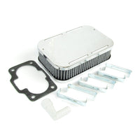 Filtre à air chrome 45mm Carburateur WEBER DCNF