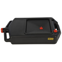 Bac de vidange huile / eau - profil bas - 10 litres