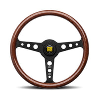 Volant MOMO Indy Heritage Bois & Aluminium Noir