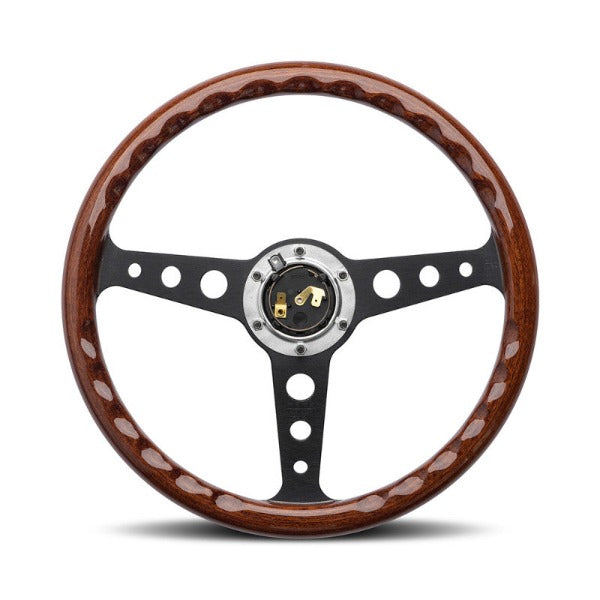 Volant MOMO Indy Heritage Bois & Aluminium Noir