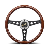 Volant MOMO Indy Heritage Bois & Aluminium Noir