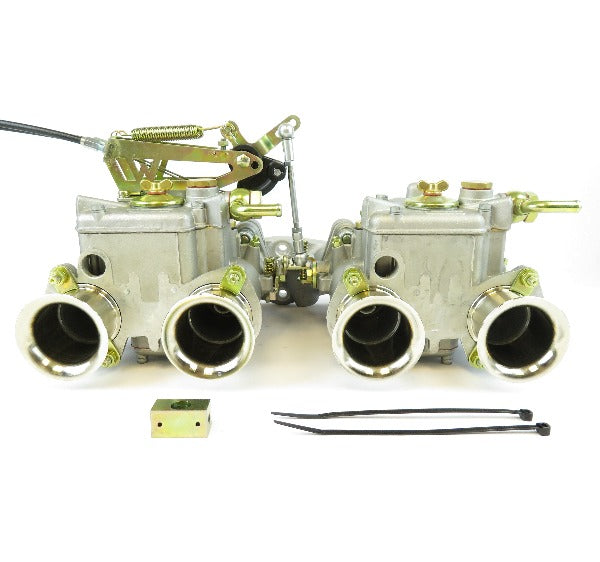 Commande Accélérateur Carburateur WEBER DCOE double cable supérieure.