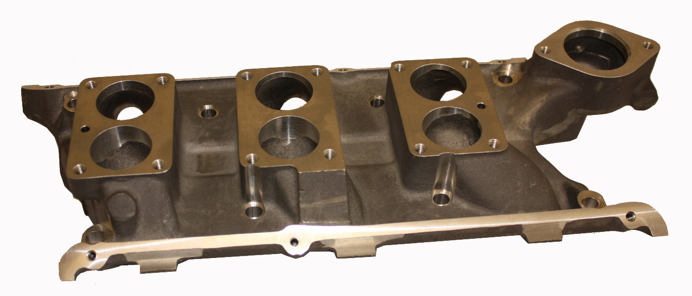 Collecteur Admission Triple Carburateurs WEBER DCNF Ford V6 Essex