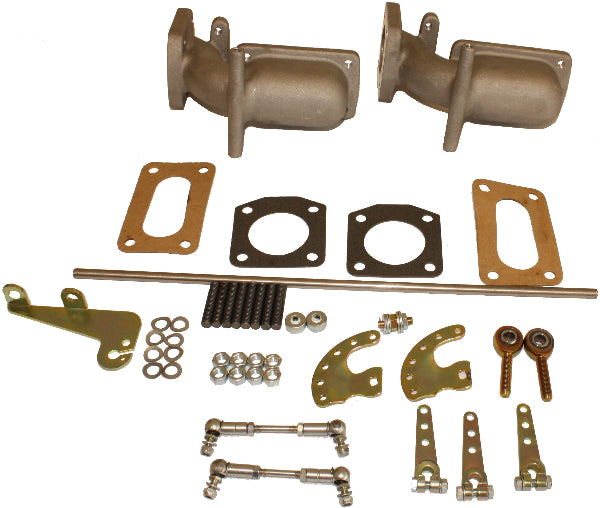Kit Pipes Admission pour Double Carburateurs WEBER DGV Triumph TR7