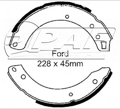 Mâchoires / Garnitures de freins FORD CAPRI MK1 GT, CORSAIR, ESCORT MK1 ; LOTUS CORTINA
