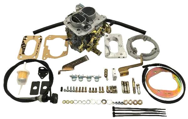 Kit conversion WEBER pour remplacement Carburateur Pierburg 2E2 Audi 80, VW Passat et VW Santana 1.6 1595cc 1983-1991 boite Auto