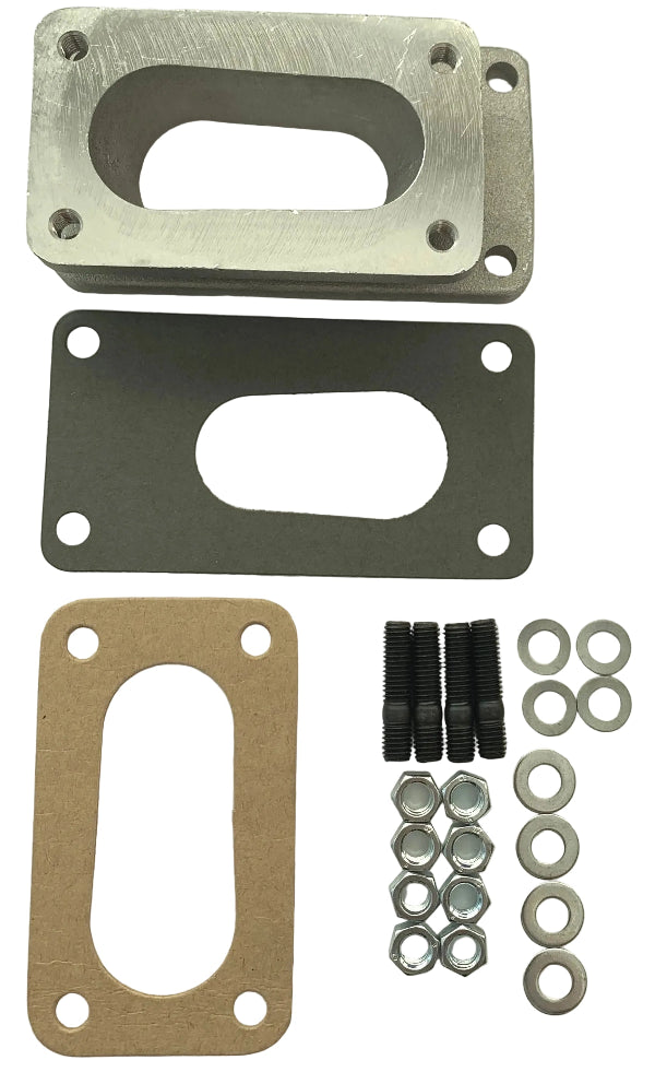 Adaptateur montage Carburateur WEBER DGV/DGAV ou DGAS/DGMS Toyota 2TC 3TC 4AC 3AC