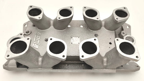 Collecteur Admission Aluminium pour Chevrolet V8 smallblock et 4 WEBER 48IDA