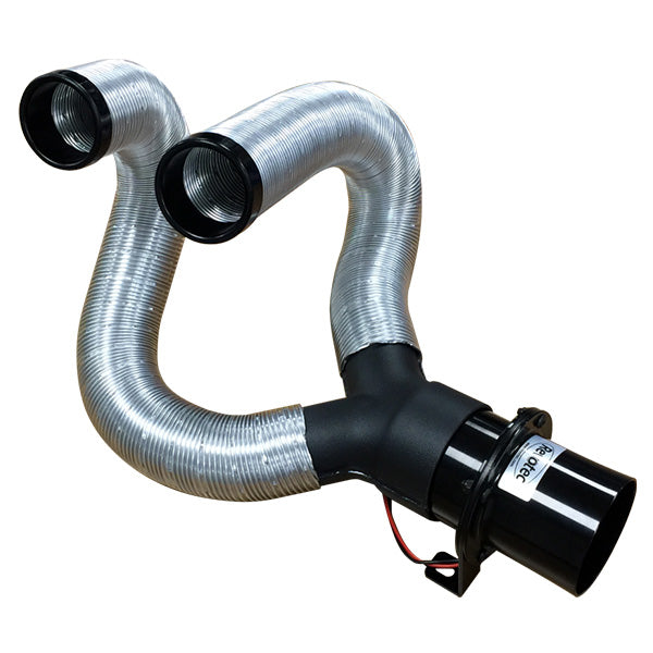 Gaine de refroidissement "boa" haute température aluminium semi rigide