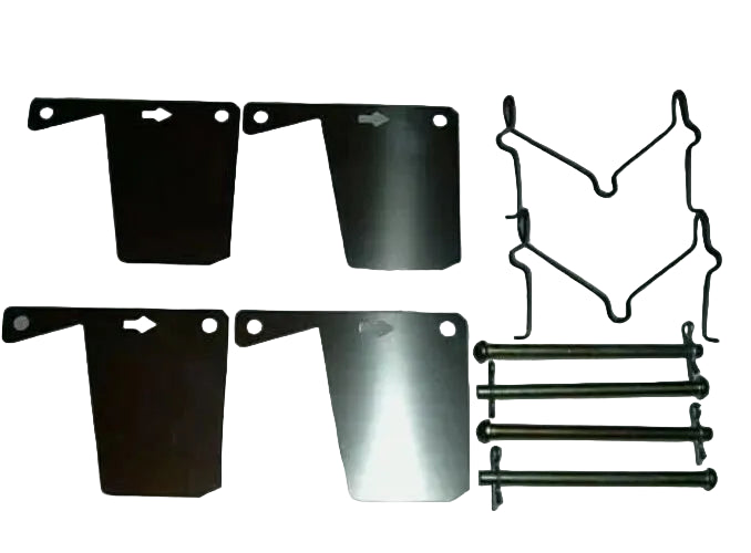 Kit Montage Plaquettes Freins Ford Escort M1 & MK2 ; Capri MK1, MK2, MK3, Cortina MK3, MK4, MK5 - Disques non ventilés