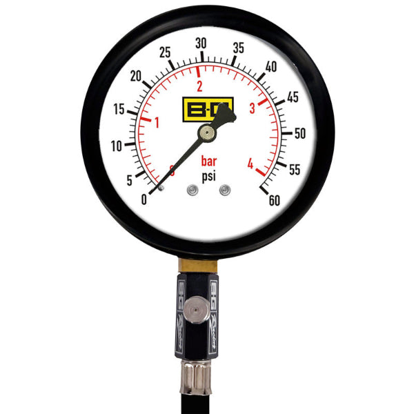 MANOMÈTRE PRESSION D'AIR 0-4 BARS 0-60 PSI B-G Racing Large
