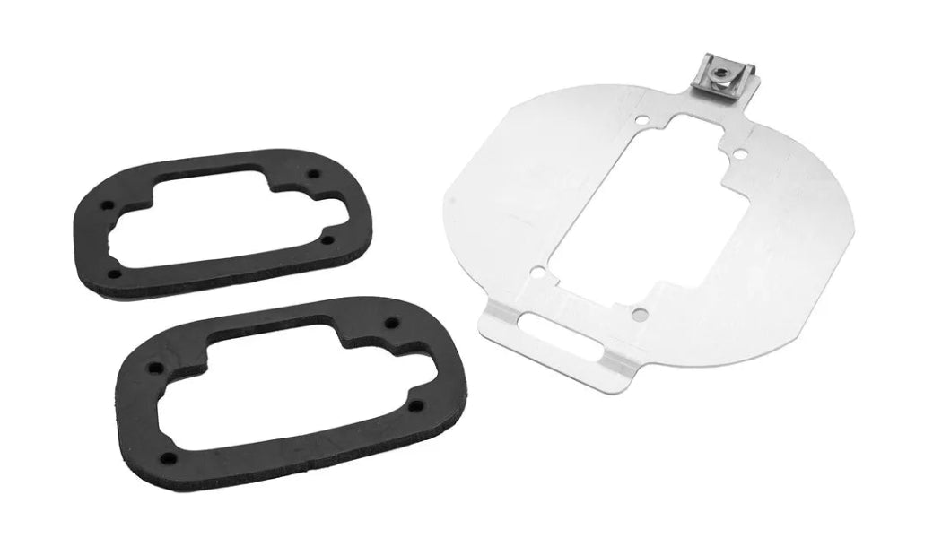 Embase / plaque support alu filtre à air mousse Pipercross series PX300 pour carburateur Weber DGV, DGAV, DGEV & DGAS