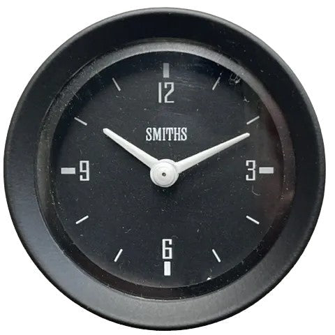 Horloge Analogue Smiths GT40 – 52 mm, Cadran Noir avec Rétroéclairage