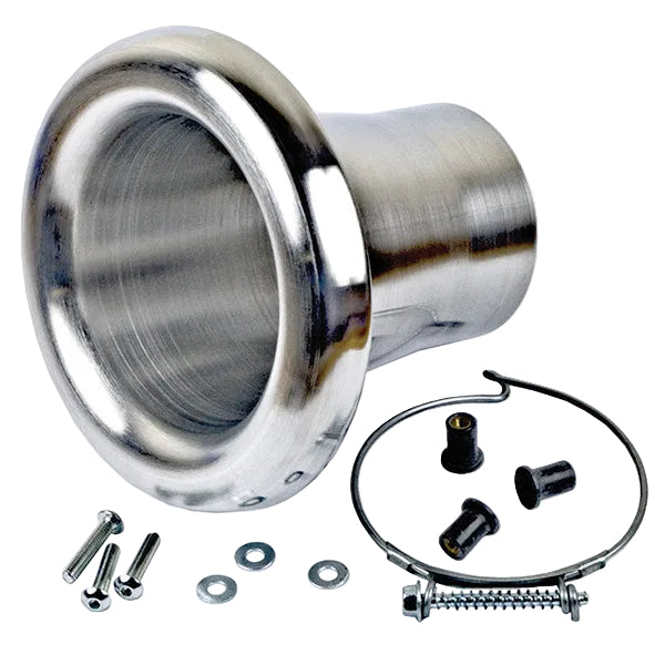 Trompette aluminium admission air frais haute vélocité