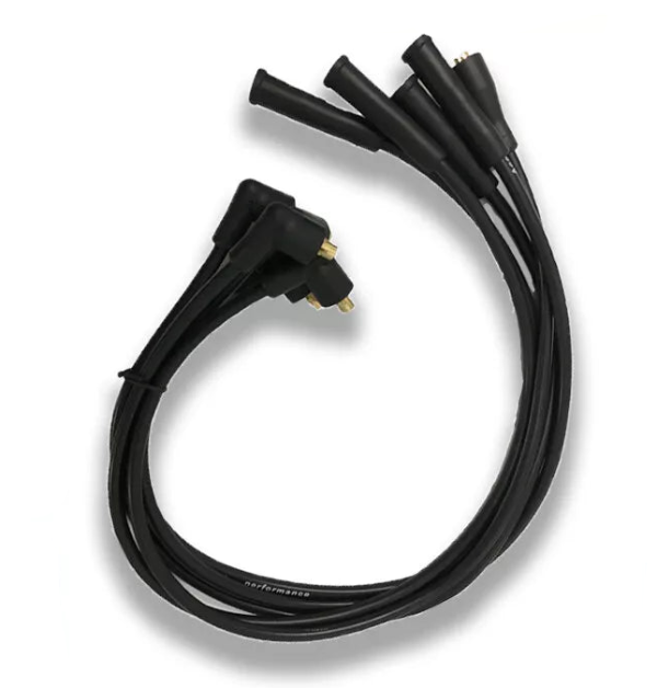 Faisceau de fils de bougies silicone HT 8mm Ford XFlow – Noir – Embouts 90°