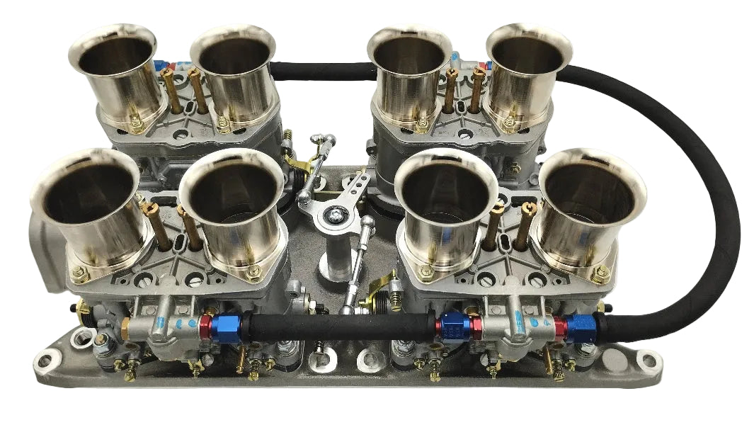 Kit Conversion 4 x Carburateurs WEBER 48 IDF pour Ford V8 289/302 smallblock
