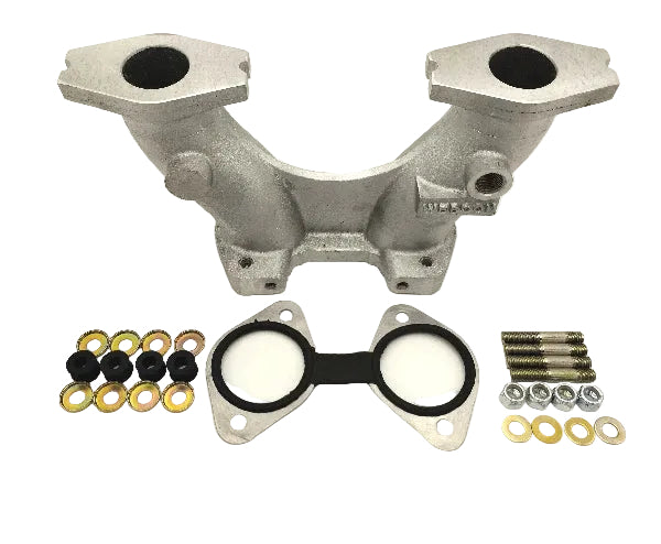 Collecteur Admission Aluminium 125mm Carburateur WEBER DCOE MGB