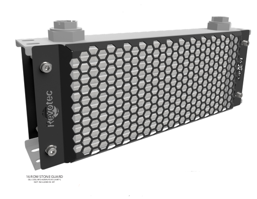 Grille de Protection Radiateur d’Huile Inox Revotec – Noir Thermolaqué (13 à 34 Rangées)