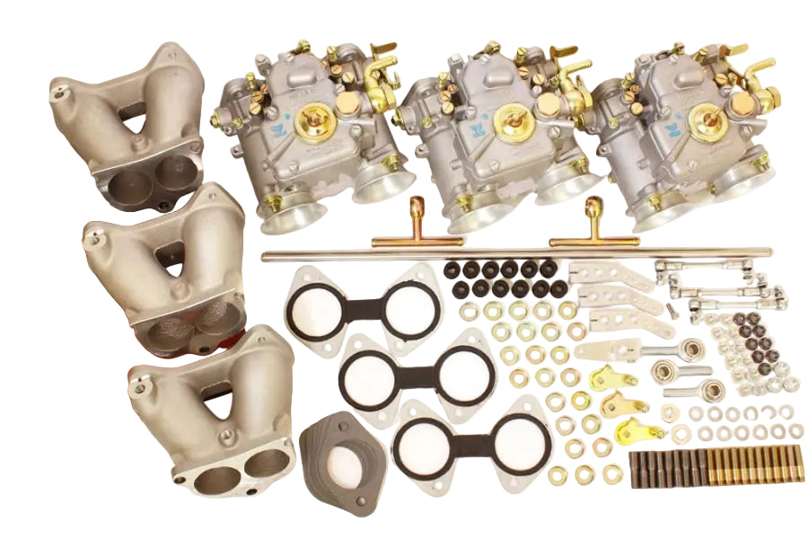 Kit Conversion Triple Carburateurs WEBER 45 DCOE Austin Healey 6 cylindres