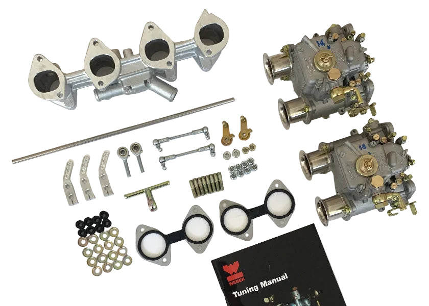 Kit conversion double carburateurs WEBER 40 DCOE – BMW 2002 / BMW E21 (4 cylindres)