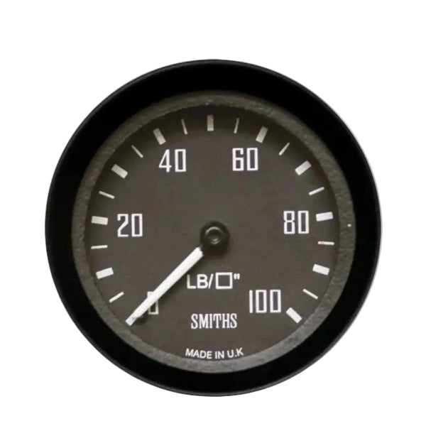 Manomètre électronique de pression d’essence Smiths GT40 – 100 PSI – 52 mm