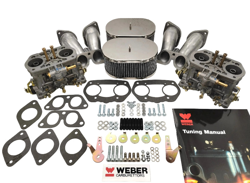 Kit Conversion 2 x Carburateurs WEBER 40 IDF PORSCHE 356/912 (Carburateur Zenith)