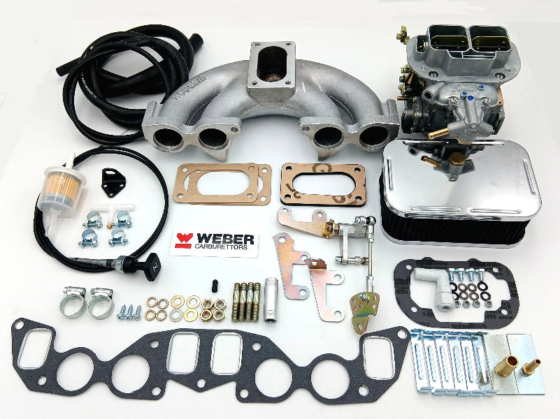 Kit conversion WEBER Volvo Penta OHV (Marine) B18 B20 AQ115 et AQ130 starter manuel