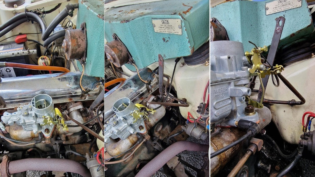 Kit de conversion carburateur Weber – Ford Consul Mk2, Zephyr 4 Mk3 1703cc