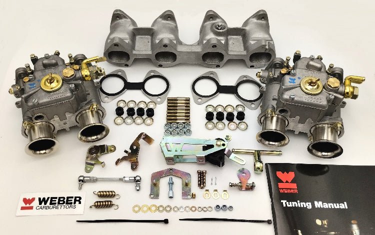 Kit conversion double Carburateurs WEBER 40 DCOE pour BMW M10 2.0L