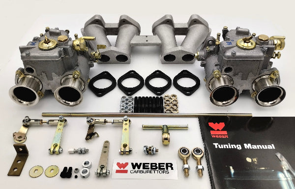 Kit Conversion Double Carburateurs WEBER 40 DCOE sur Midget