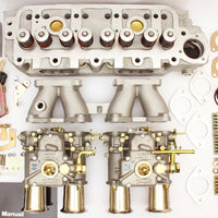 Kit Carburateur WEBER conversion MGB 1800 serie B doubles 45 DCOE et culasse Alu MSX