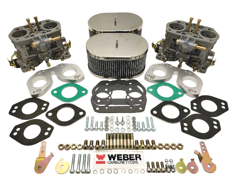 Kit Conversion 2 x Carburateurs WEBER 40 IDF PORSCHE 356/912 (Carburateurs Solex)