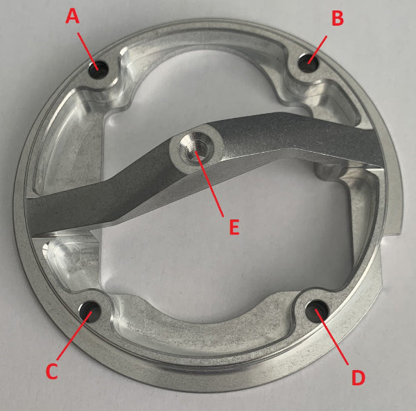 Platine adaptateur filtre à air WEBER  VW Scirocco DMTR