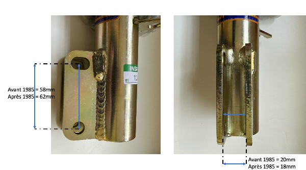 Kit Amortisseurs Combinés Filetés Réglables GAZ Shocks GHA pour Porsche 944