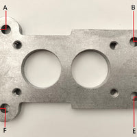 Adaptateur Carburateur Weber 32/36 DGV DGAV DGMS DGAS DGEV JEEP 4 cylindres 2.5 Rochester