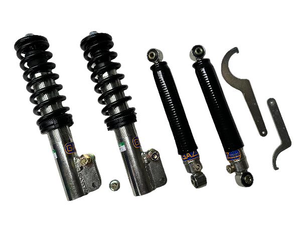 Kit Amortisseurs Combinés filetés avants et arrières téléscopiques ajustables GAZ Shocks VW Caddy MK1 (Copy)