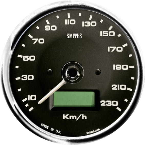 Compteur Vitesse Smiths Classic 80mm Lotus Europa