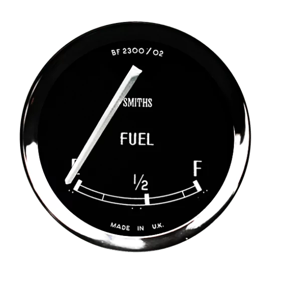 <p>Jauge Essence électrique Smiths MGB <span data-mce-fragment="1">E 1/4 1/2 3/4 F</span></p> <p>&nbsp;</p>