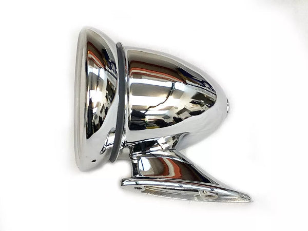 Paire de rétroviseurs obus Chrome