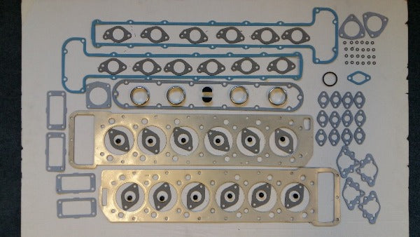 Pochette Joints Haut Moteur Jaguar V12 Type E & XJ12 Series 1&2 Carburatteur 1971 - 1975