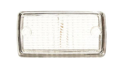 Cabochon clignotant AV Ford Escort MK1 Blanc avec entourage chrome peint