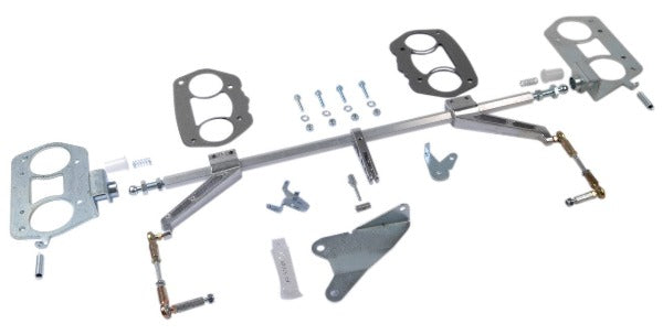 Kit tringlerie pour Conversion Doubles Carburateurs WEBER IDF Porsche 914/4 & VW T2 1.7/1.8/2.0