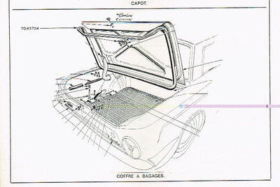 Joint de coffre Ford Cortina MK1
