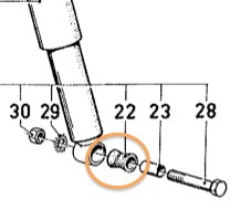 Bilstein AR Ford Eyelet bushes