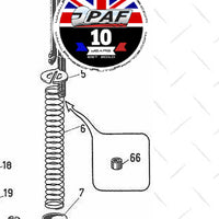 Bague Tige commande de pompe Carburateur WEBER 48 IDA